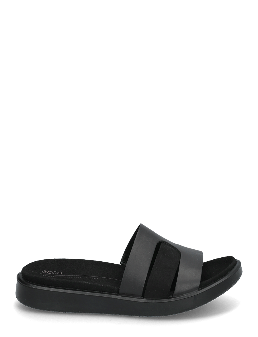 ECCO - FLOWT W - platte sandalen - black/black - 1