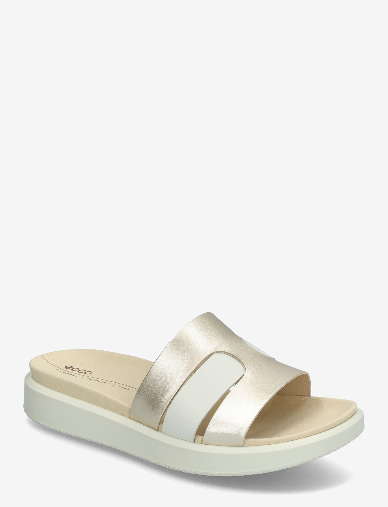 ECCO - FLOWT W - flade sandaler - white/pure white gold - 0