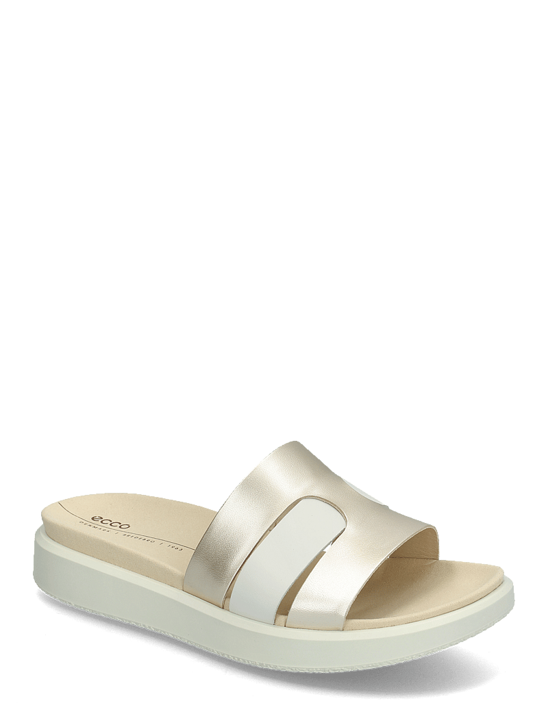 ECCO - FLOWT W - flache sandalen - white/pure white gold - 0