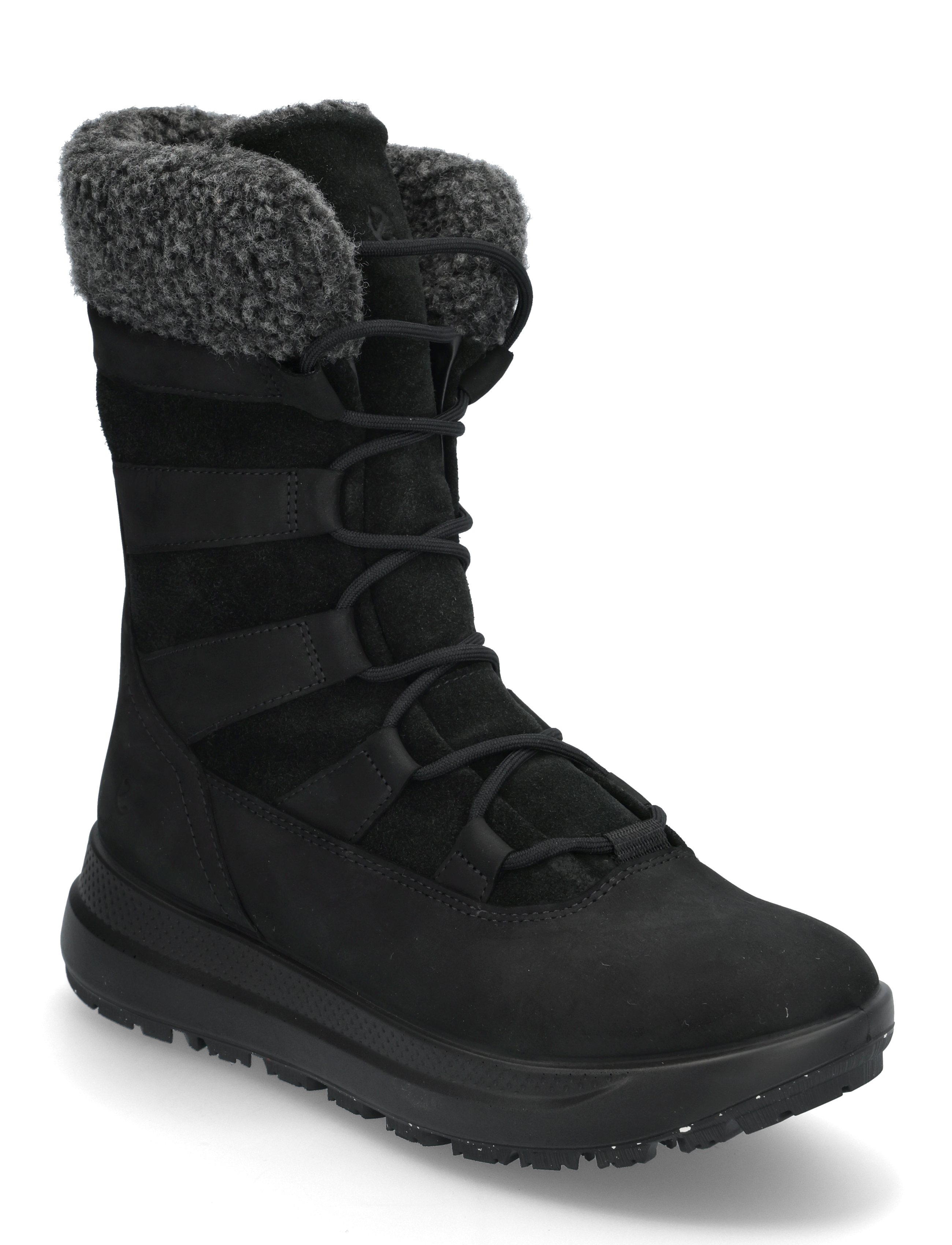 ECCO - SOLICE - ziemas apavi - black/black - 0