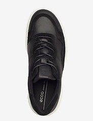 ECCO - SOFT X W - lave sneakers - black/black - 3