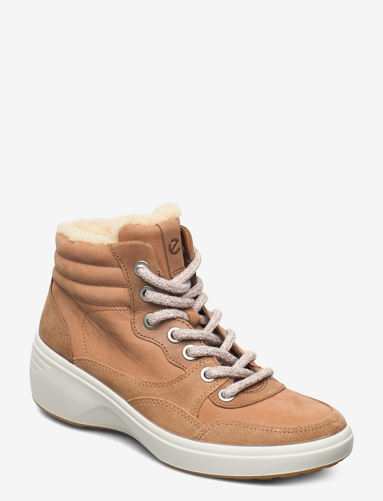 ECCO - SOFT 7 WEDGE TRED - cashmere/cashmere/whiskey - 0