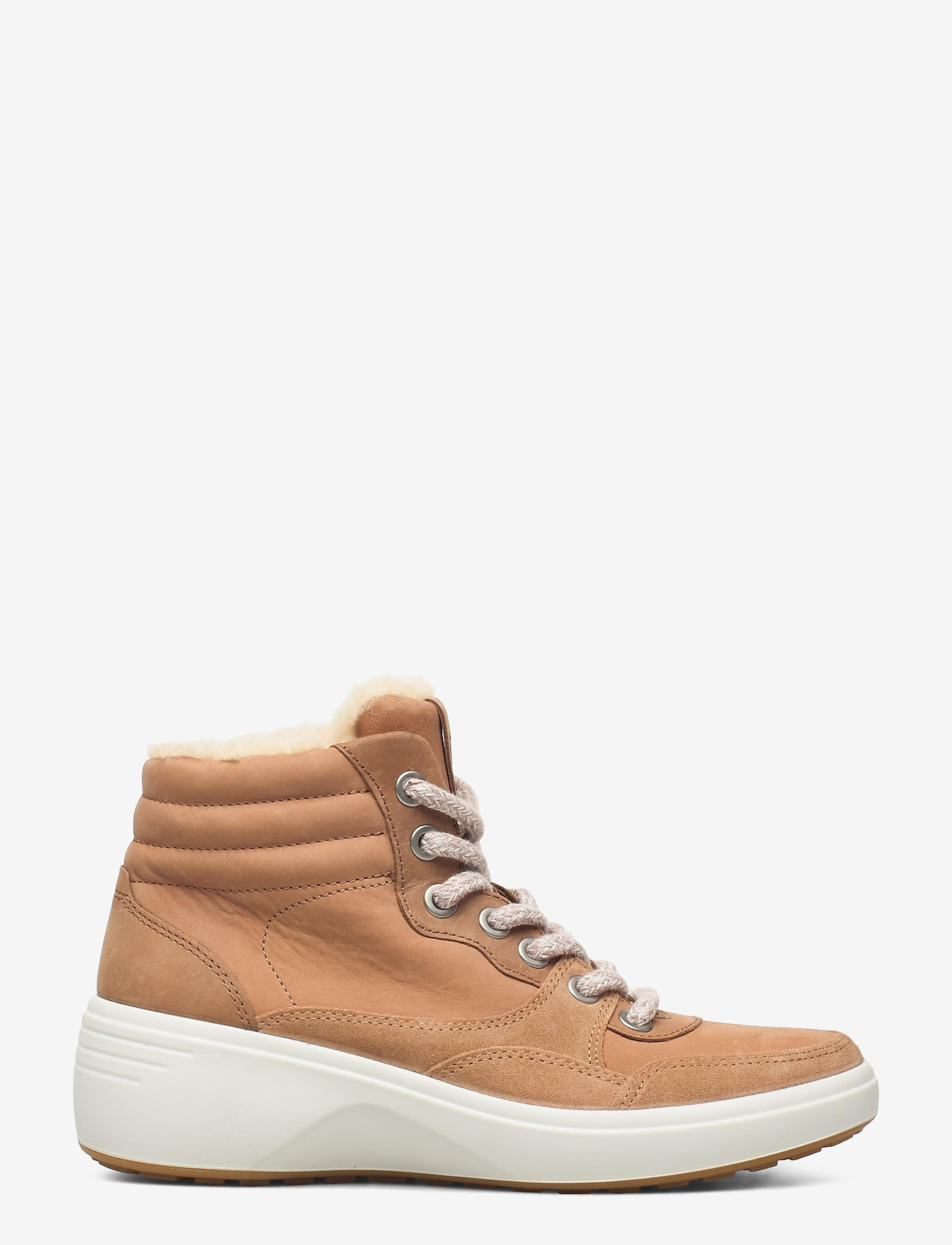 ECCO - SOFT 7 WEDGE TRED - cashmere/cashmere/whiskey - 1