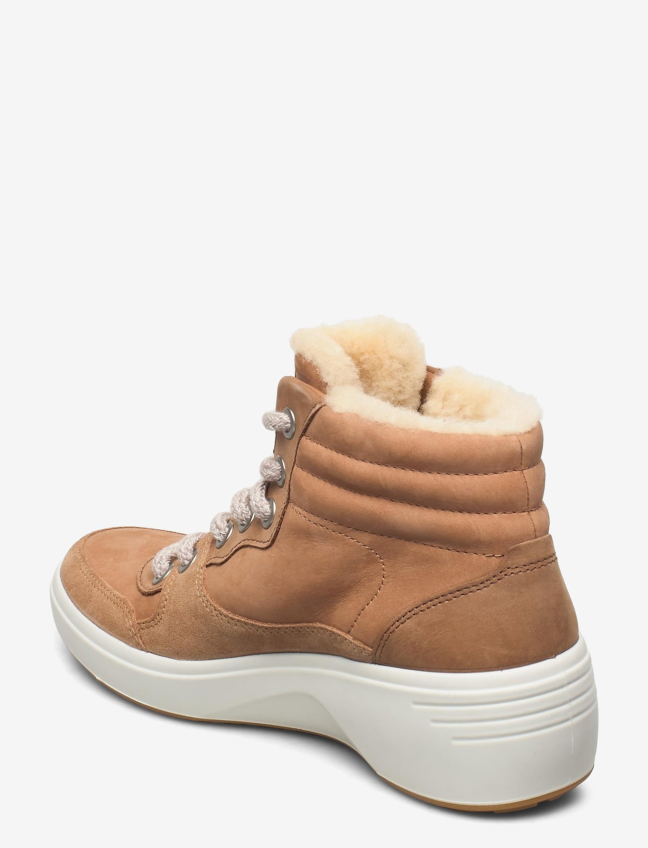 ECCO - SOFT 7 WEDGE TRED - cashmere/cashmere/whiskey - 2