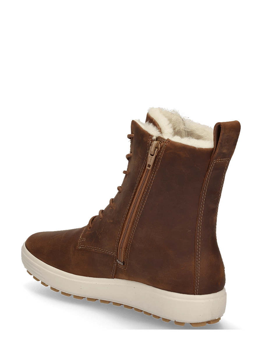 ECCO - SOFT 7 TRED W - geschnürte stiefel - camel - 1