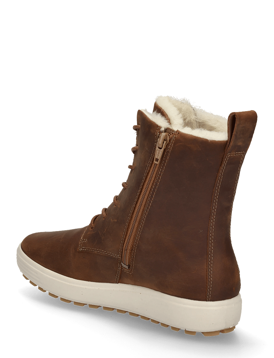 ECCO - SOFT 7 TRED W - snørestøvler - camel - 1