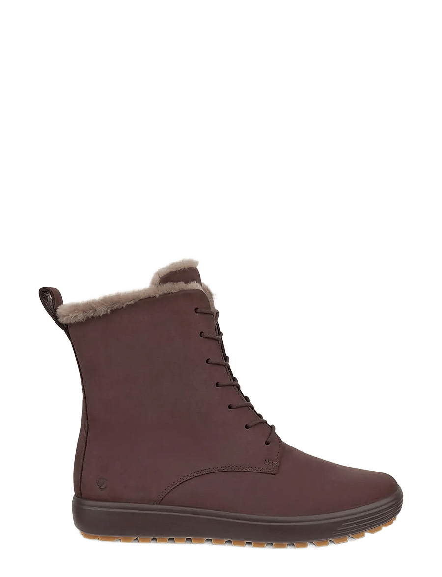 ECCO - SOFT 7 TRED W - snøreboots - garnet - 1