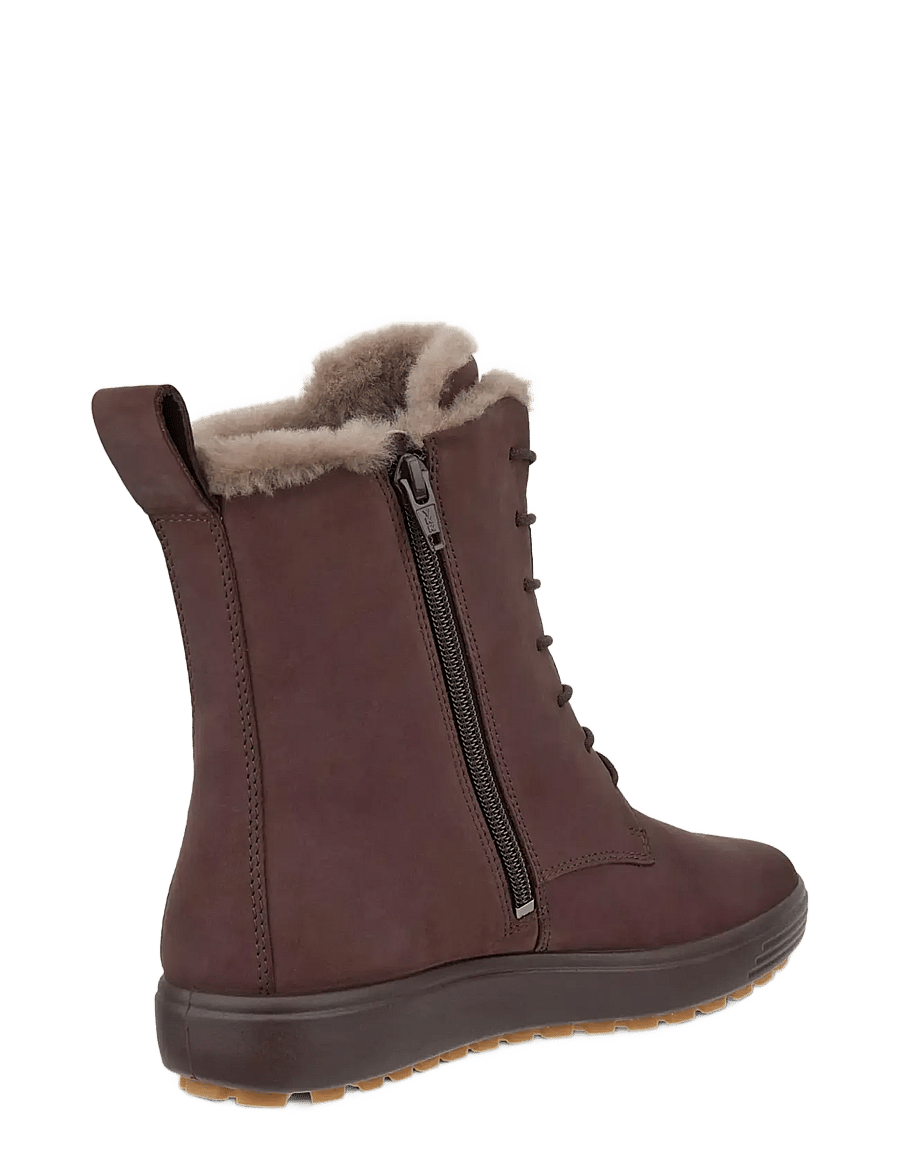 ECCO - SOFT 7 TRED W - snøreboots - garnet - 2