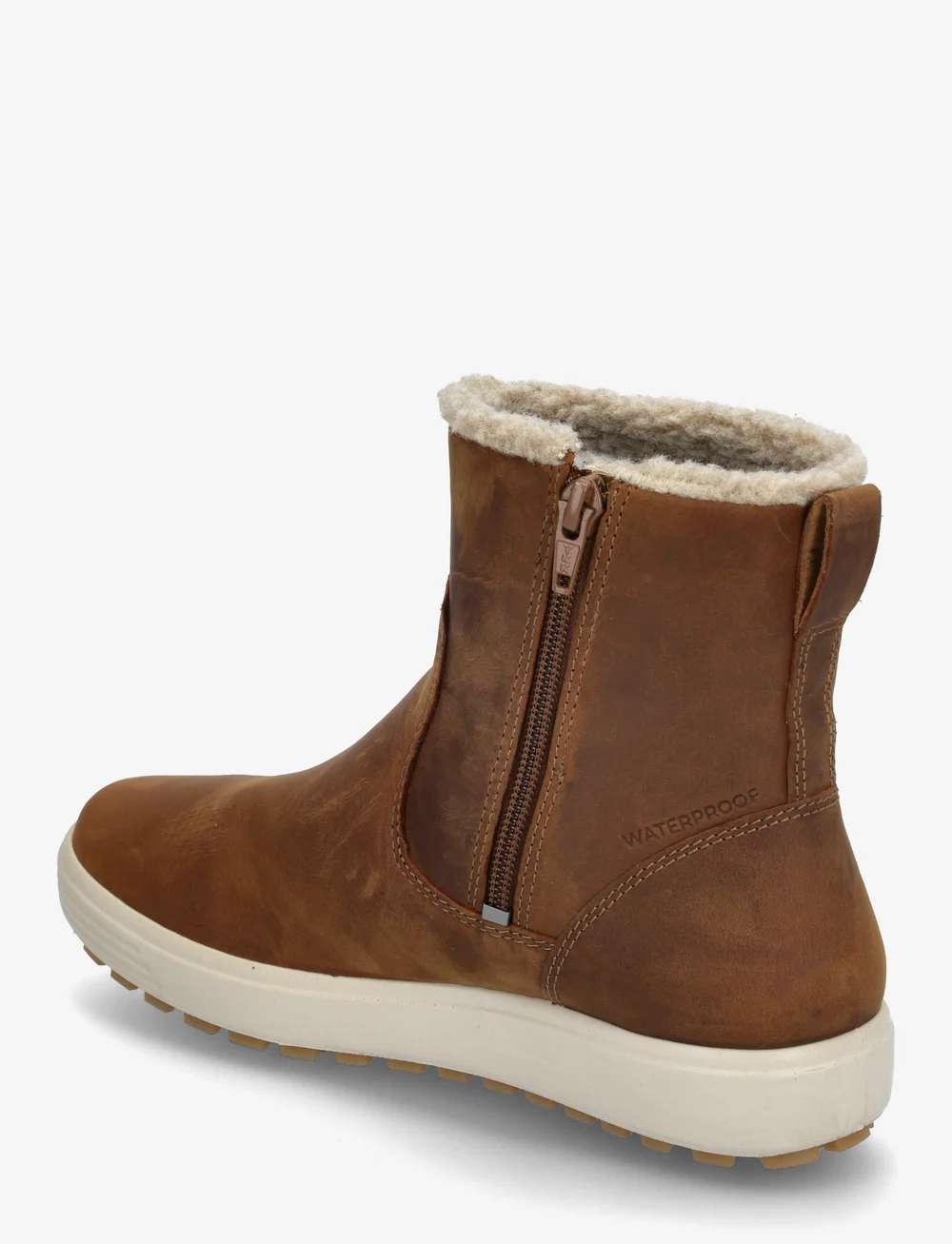 ECCO - SOFT 7 TRED W - platta ankelboots - camel - 2