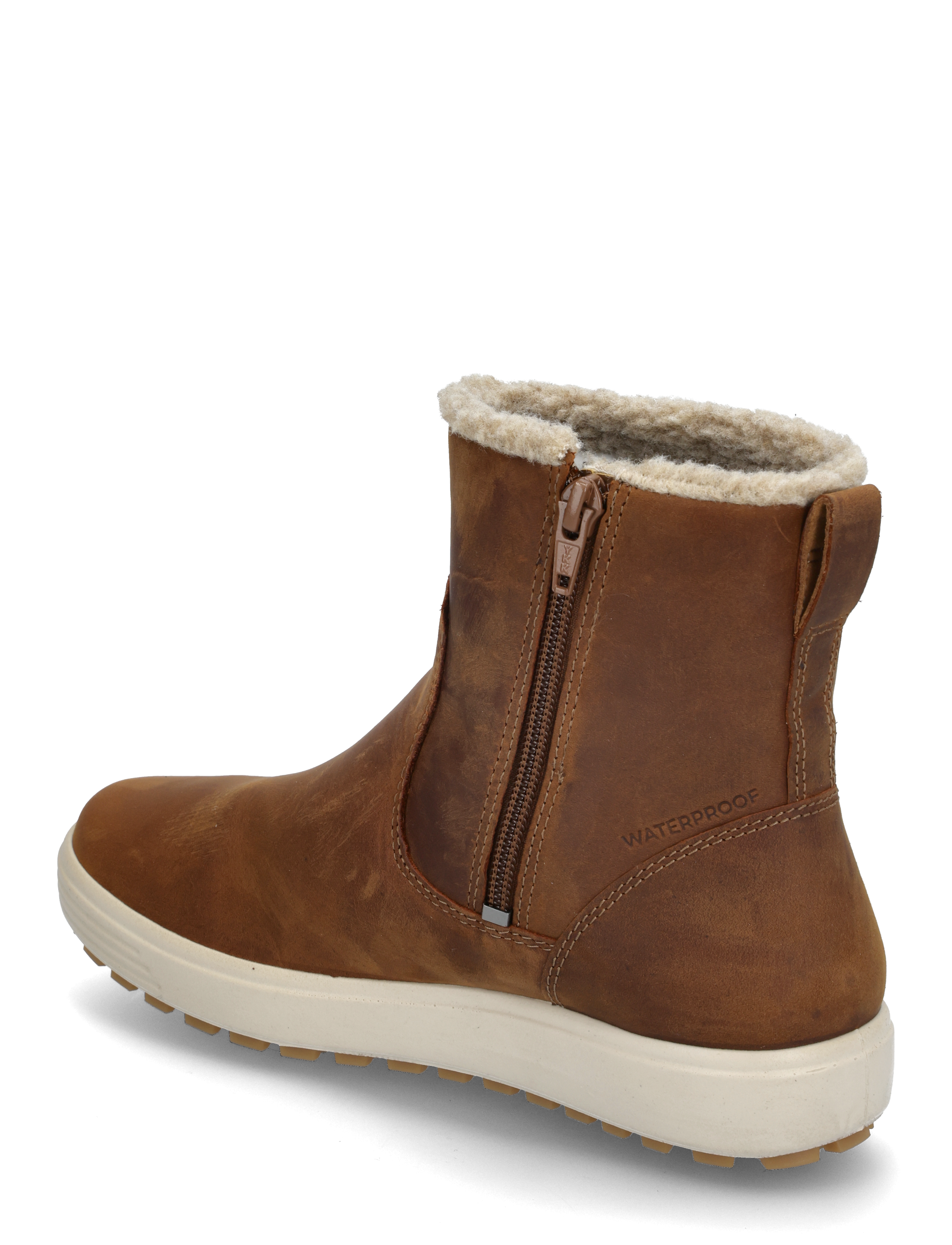 ECCO - SOFT 7 TRED W - platta ankelboots - camel - 2