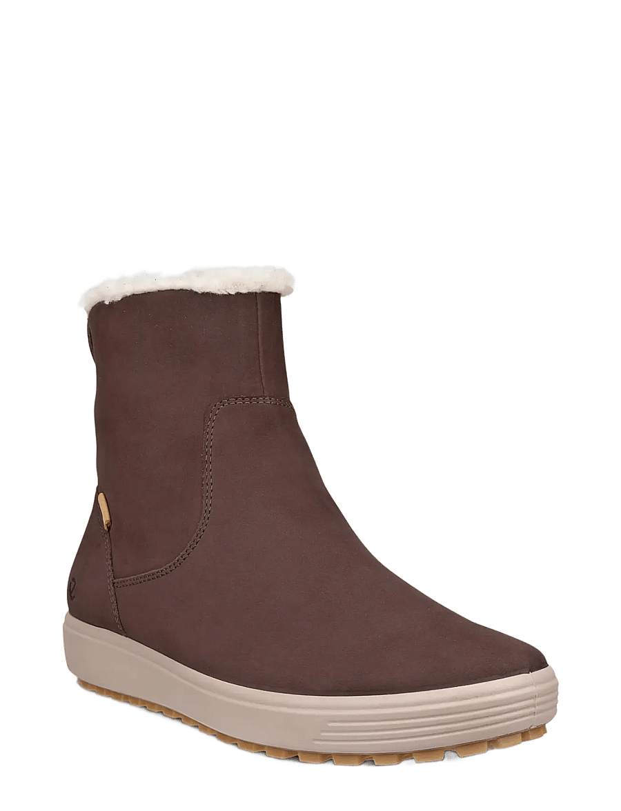 ECCO - SOFT 7 TRED W - platta ankelboots - coffee - 0