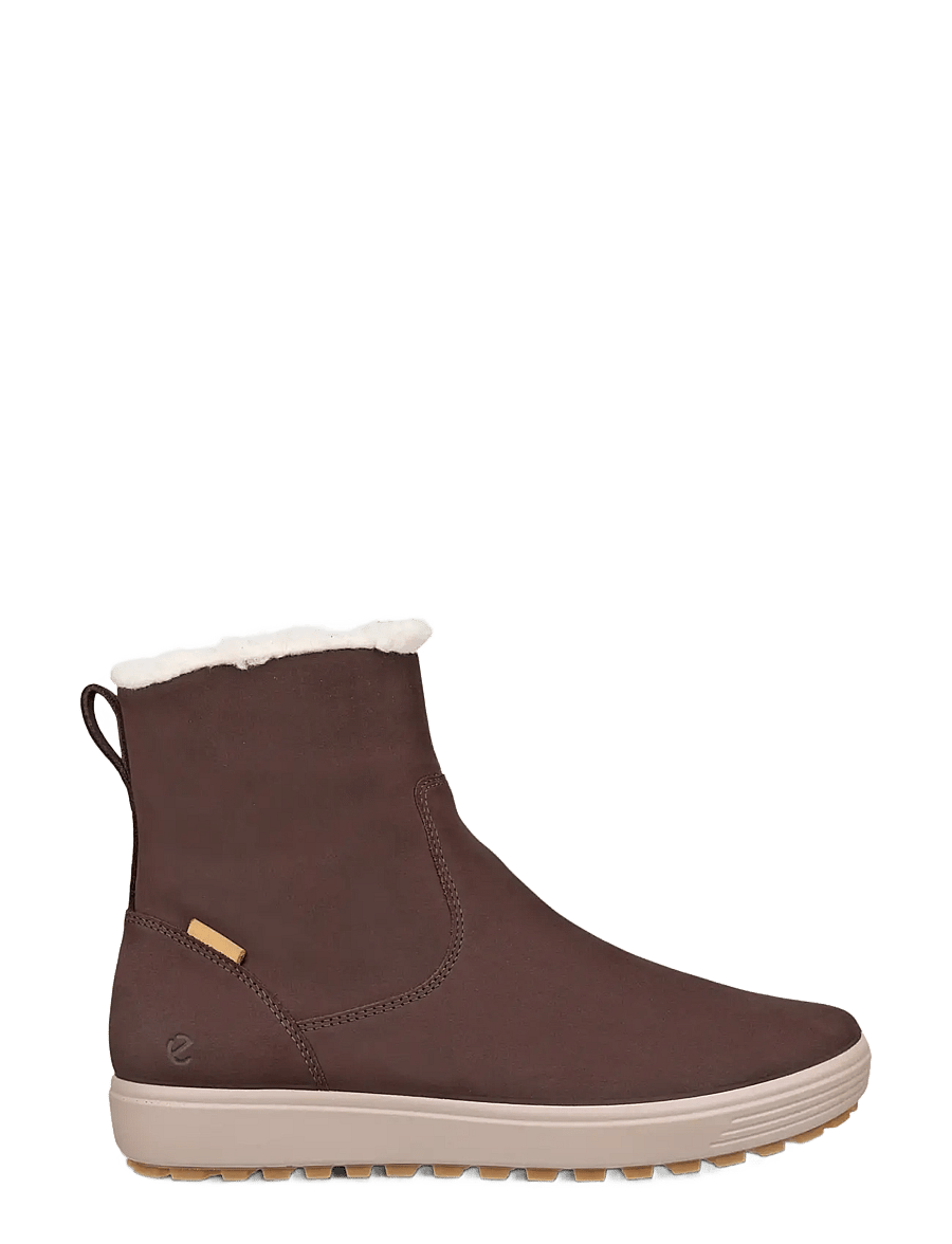 ECCO - SOFT 7 TRED W - platta ankelboots - coffee - 1