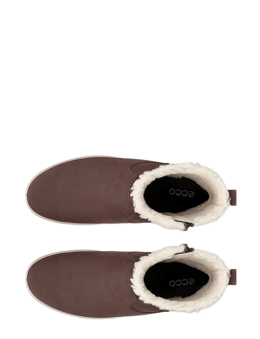 ECCO - SOFT 7 TRED W - platta ankelboots - coffee - 4