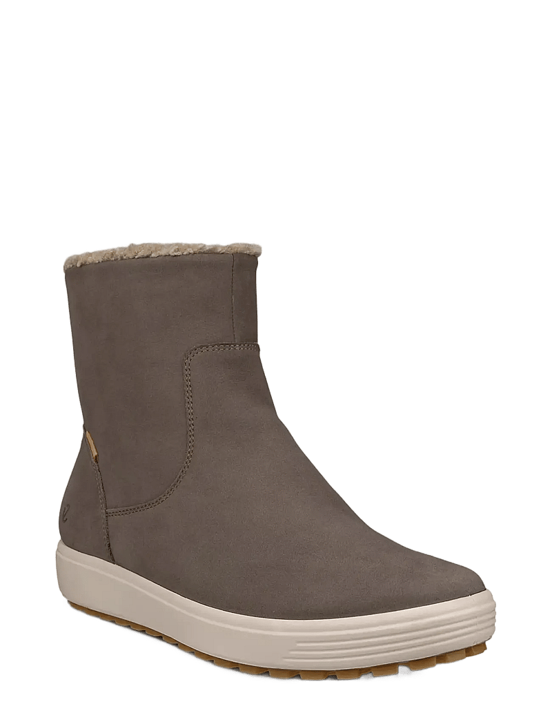 ECCO - SOFT 7 TRED W - platta ankelboots - dark clay - 1