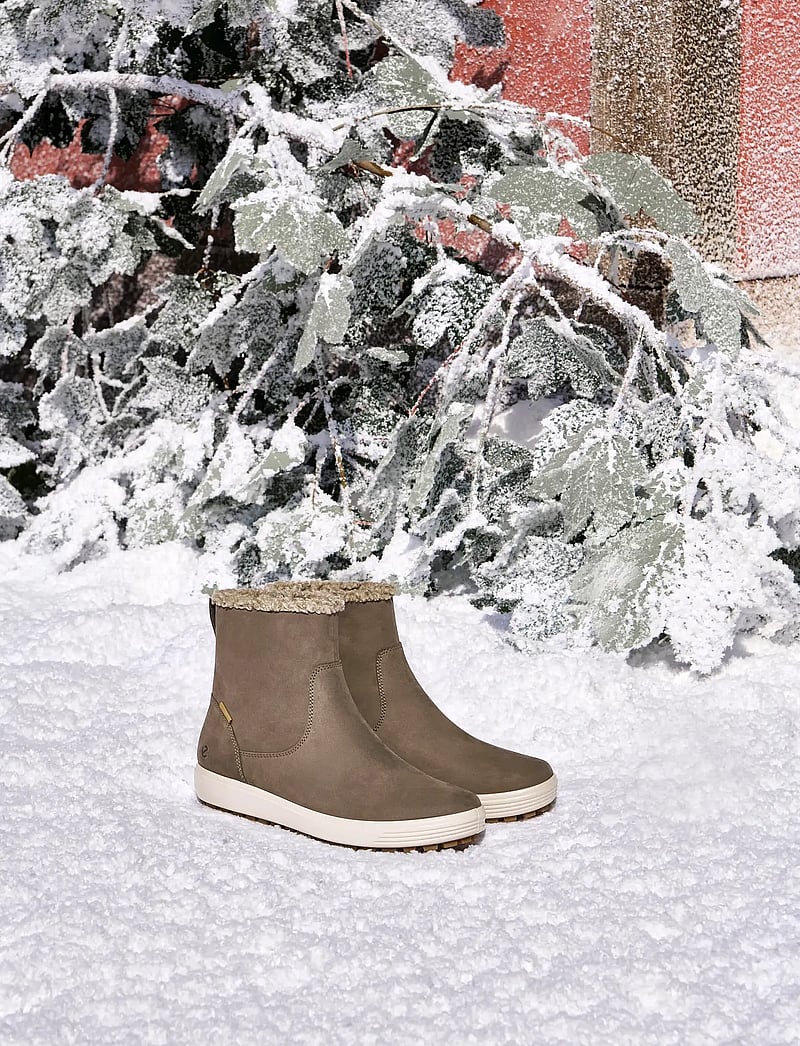 ECCO - SOFT 7 TRED W - flade ankelstøvler - dark clay - 0