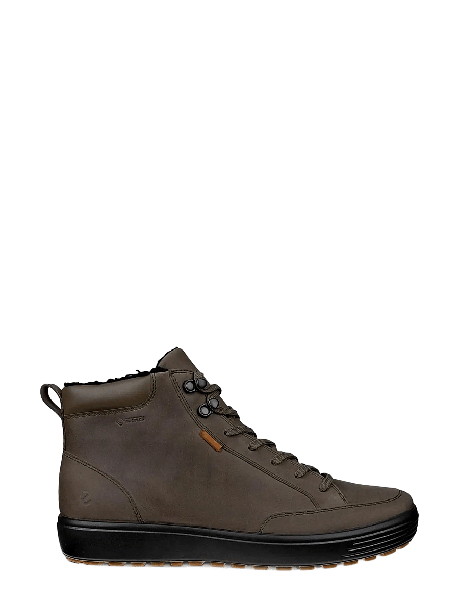 ECCO - SOFT 7 TRED M - kängor med snörning - tarmac/dark clay - 2