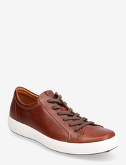 ECCO - SOFT 7 M - formalaus stiliaus kasdieniai batai - cognac - 0