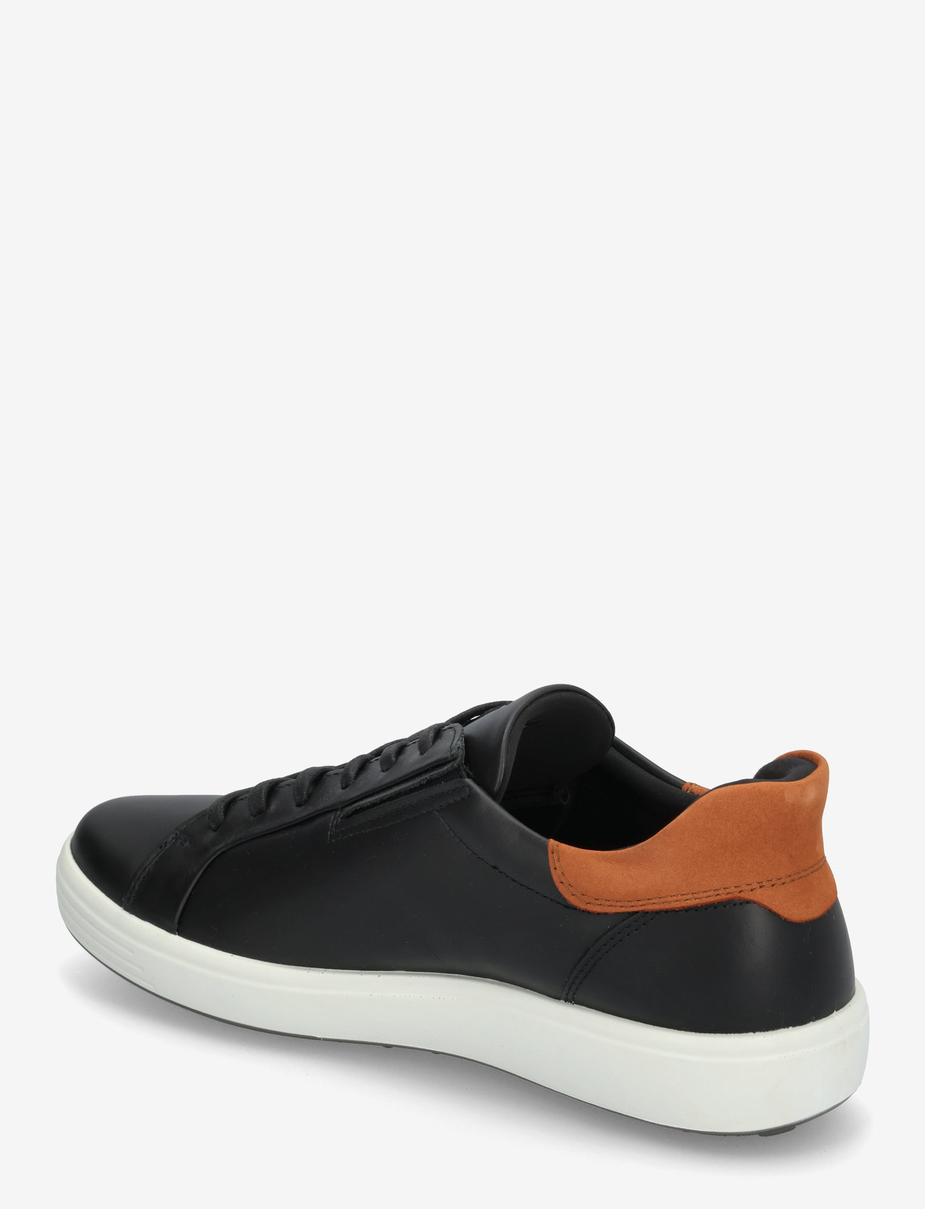 ECCO - SOFT 7 M - lave sneakers - black/cognac - 2