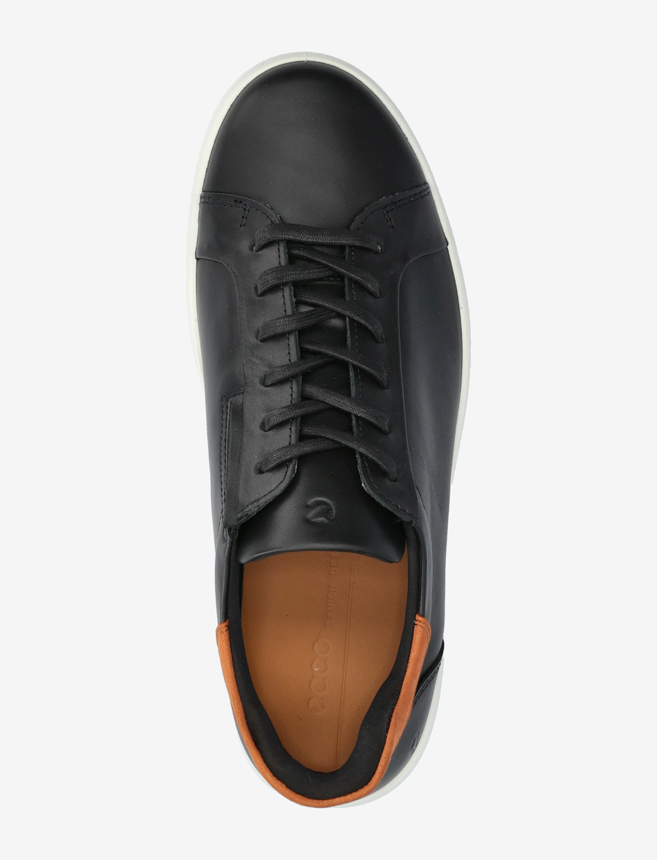 ECCO - SOFT 7 M - lave sneakers - black/cognac - 3