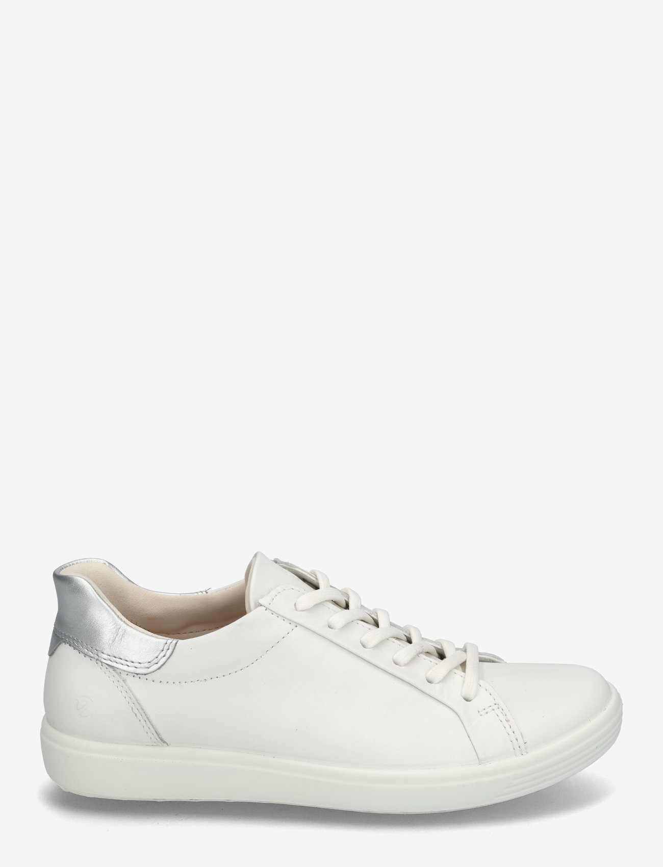 ECCO - SOFT 7 W - madala säärega tossud - white/pure silver - 1