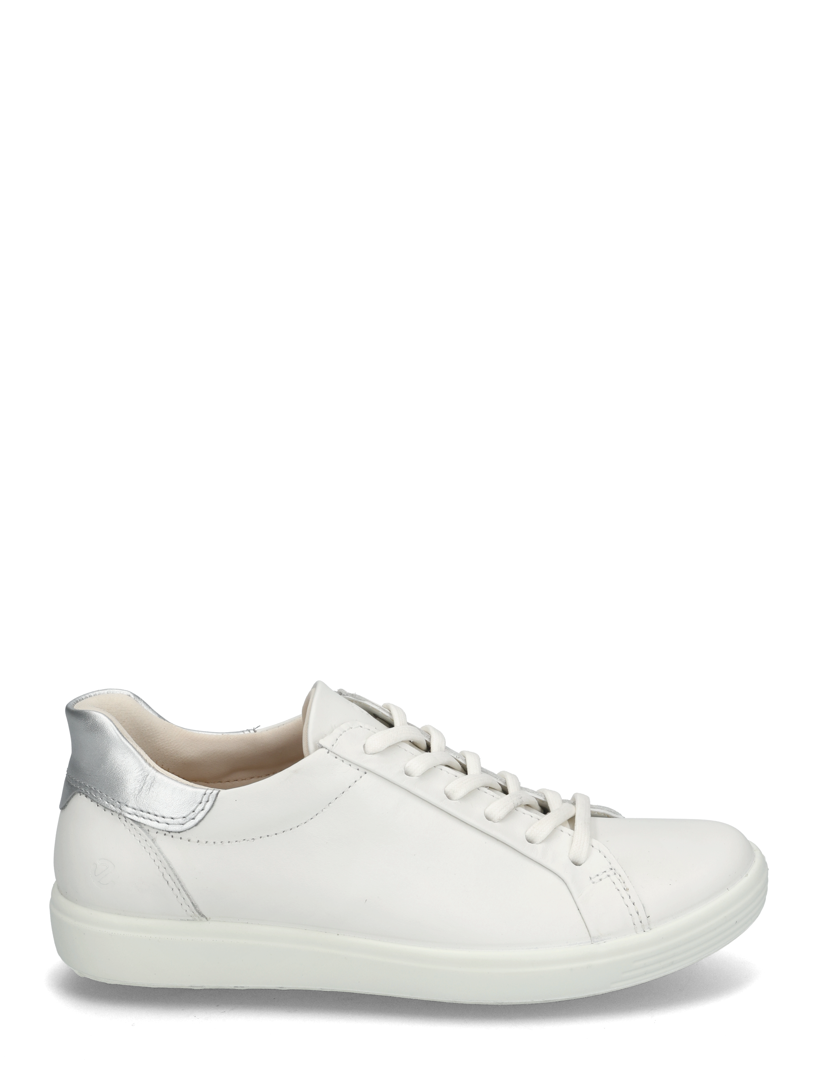 ECCO - SOFT 7 W Easy Slip - kvinnor - white/pure silver - 1