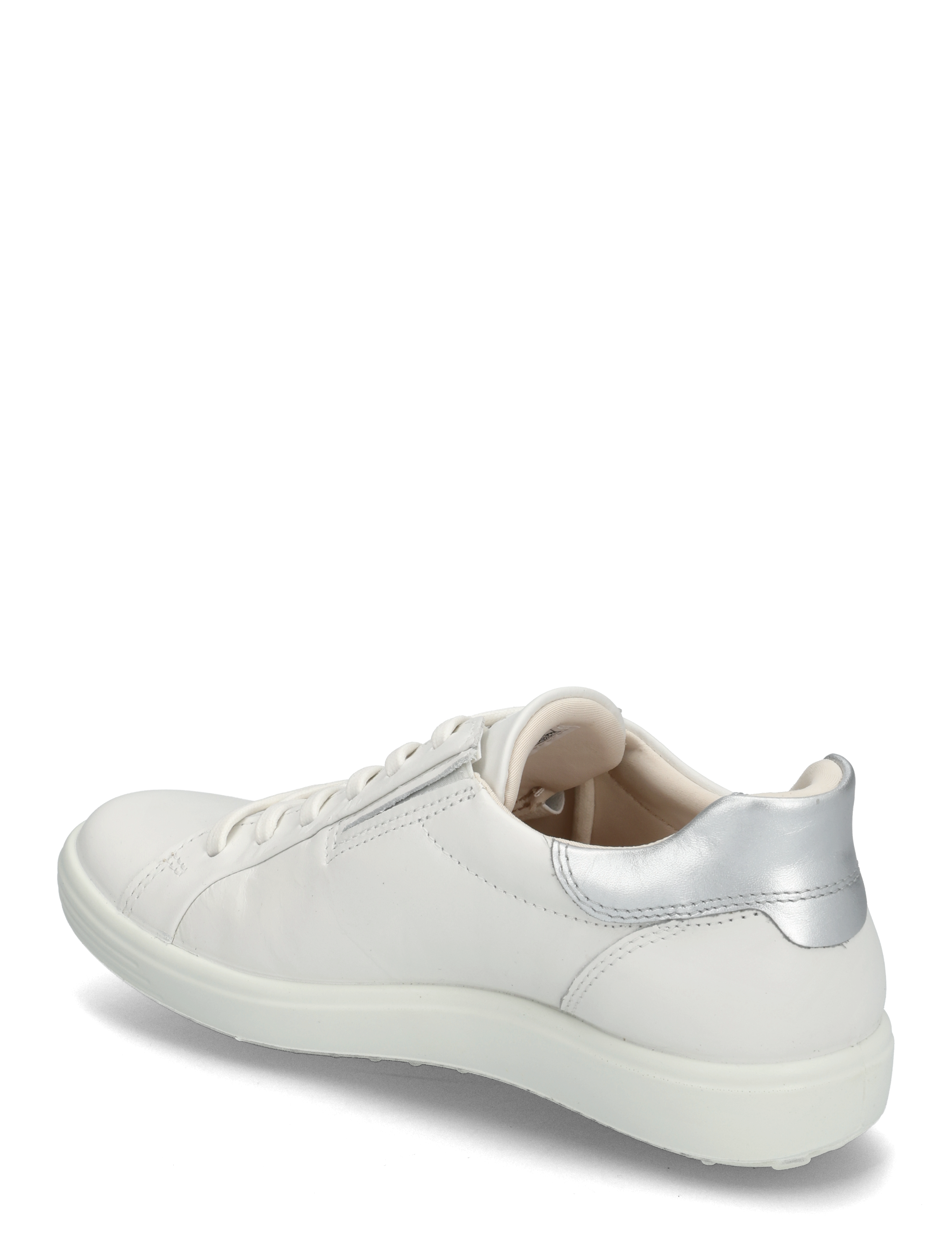 ECCO - SOFT 7 W Easy Slip - kvinnor - white/pure silver - 2
