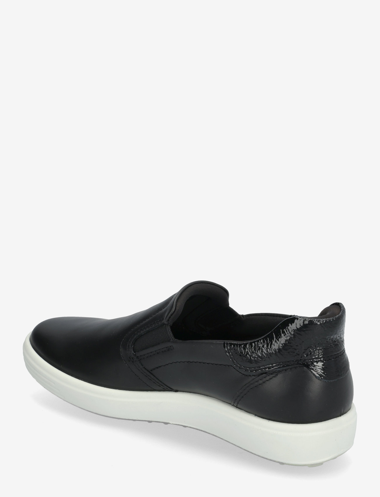 ECCO - SOFT 7 W Easy Slip - slip-on sneakers - black/patent black - 2