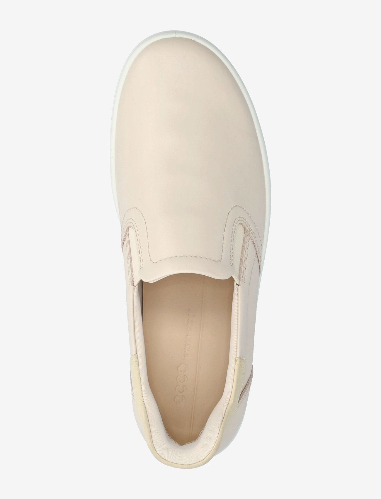 ECCO - SOFT 7 W Easy Slip - slip-on sneakers - limestone/straw - 3