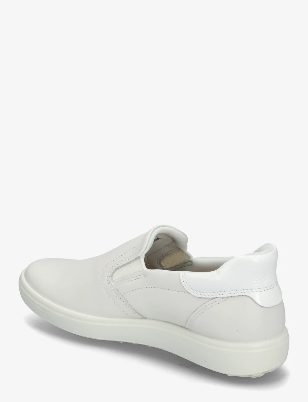 ECCO - SOFT 7 W Easy Slip - konfirmation - white/patent white - 2