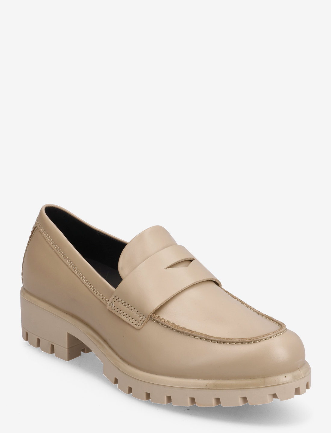 Ecco leather loafers hotsell