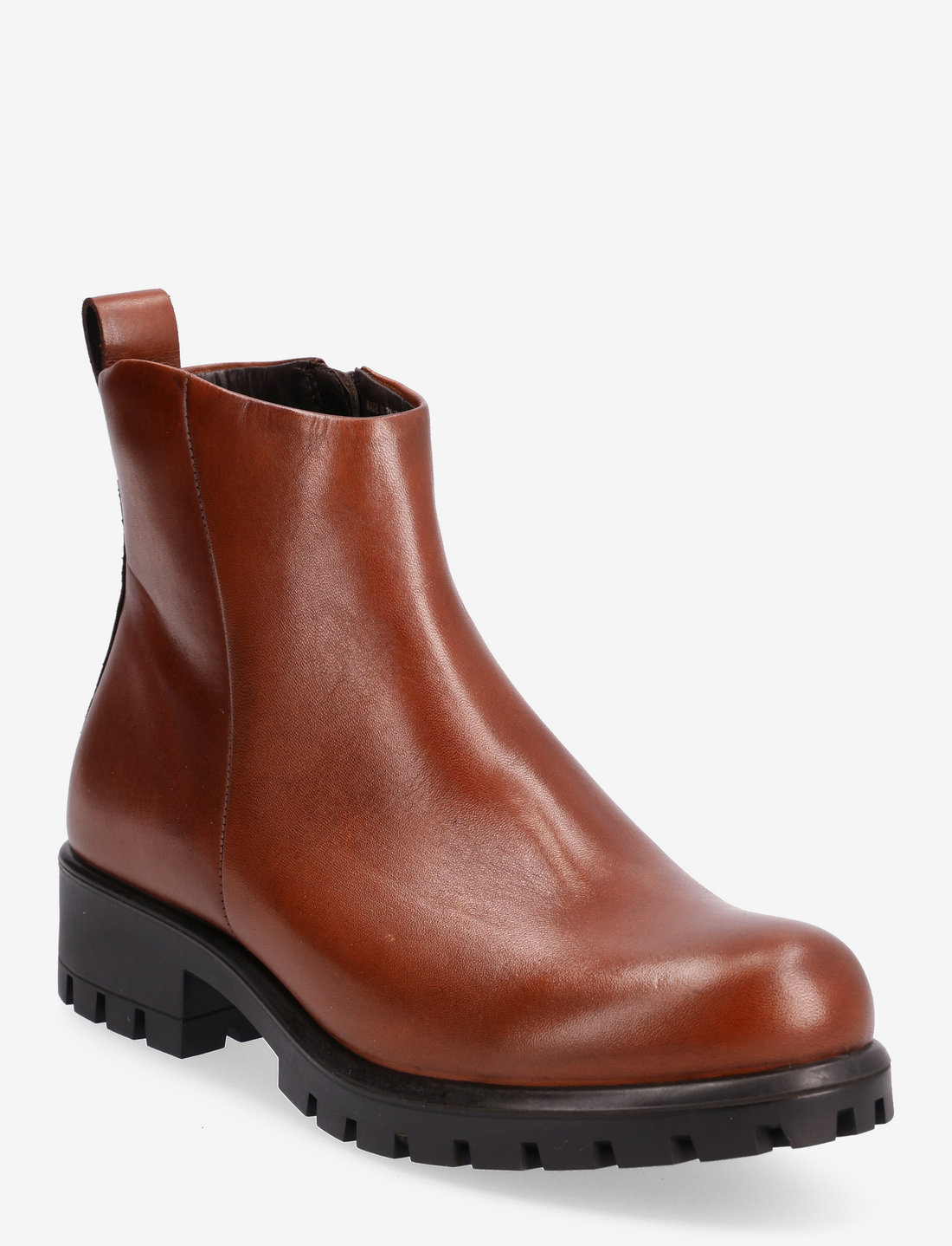 Ecco leather top ankle boots