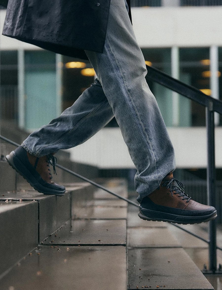 ECCO - BYWAY 2.0 - snørestøvler - black/camel/magnet - 0