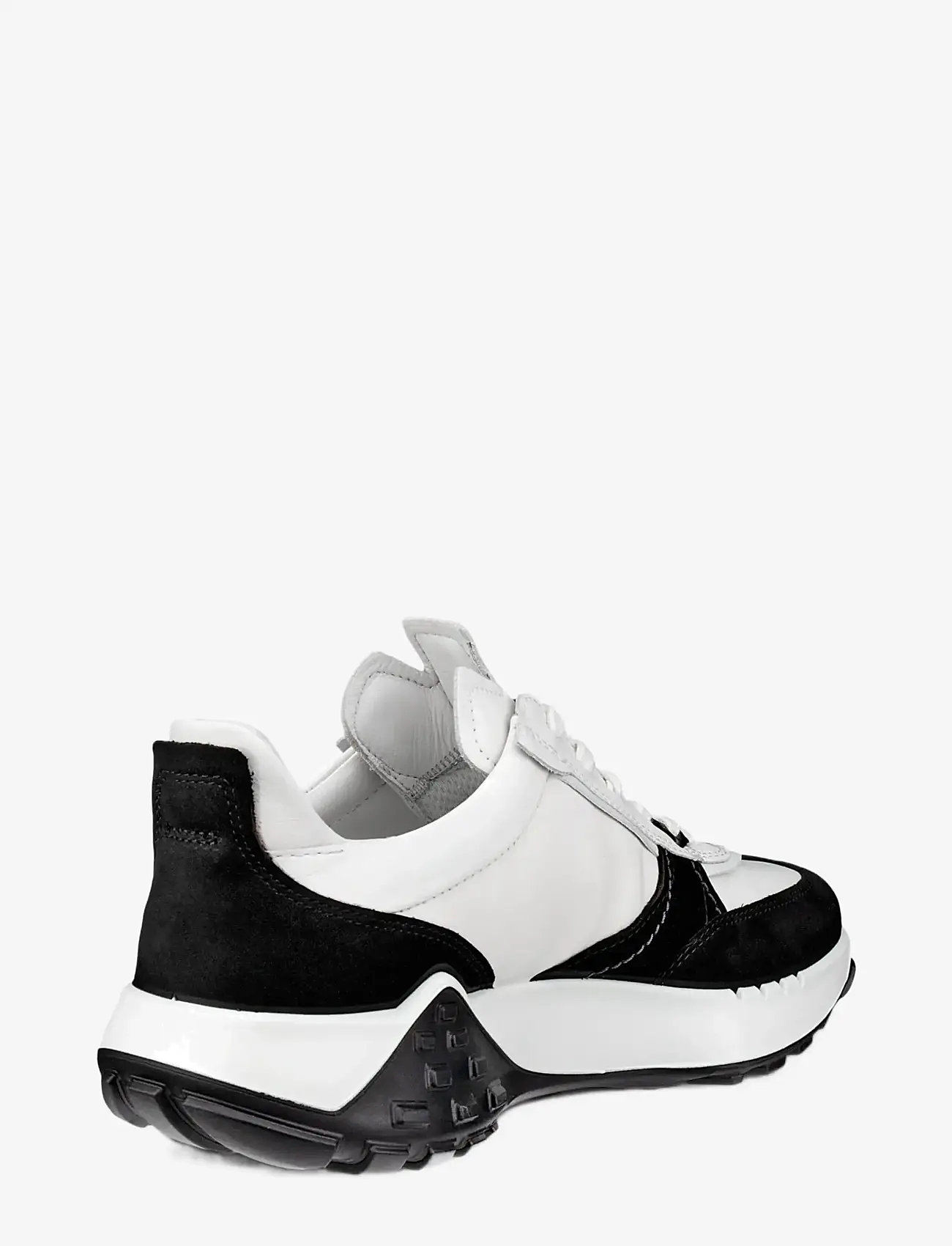 ECCO - RETRO SNEAKER M - niedriger schnitt - black/white/white - 2
