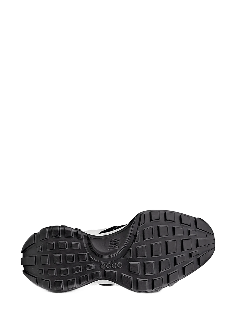 ECCO - RETRO SNEAKER M - lágir strigaskór - black/white/white - 3