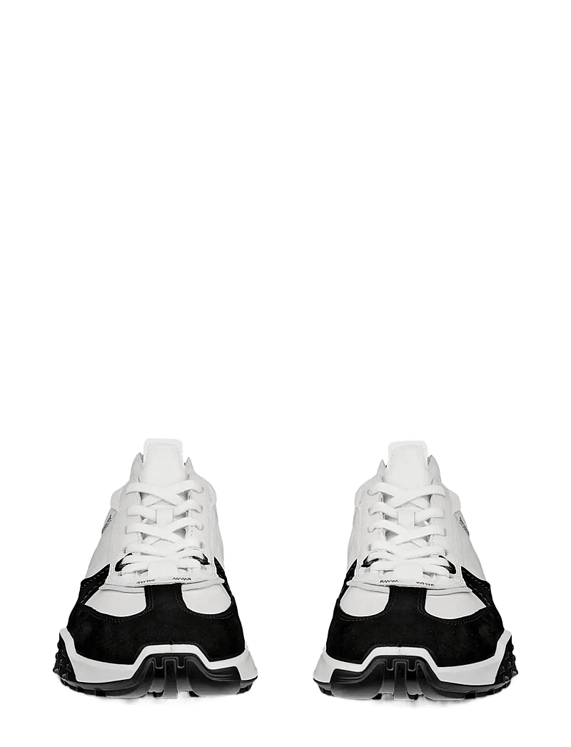 ECCO - RETRO SNEAKER M - niedriger schnitt - black/white/white - 4