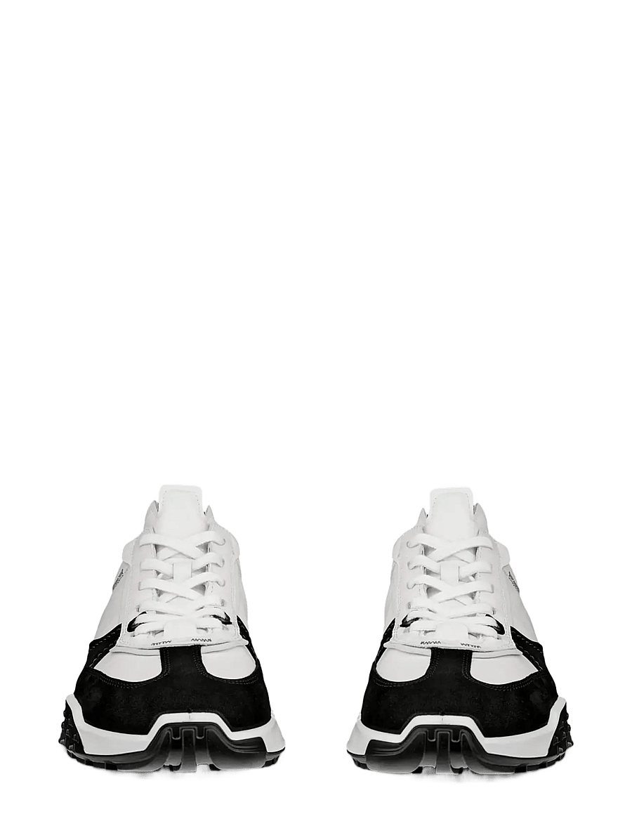 ECCO - RETRO SNEAKER M - lágir strigaskór - black/white/white - 4