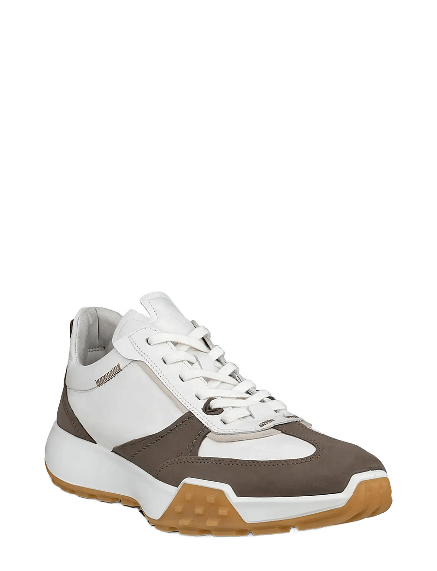 ECCO - RETRO SNEAKER M - låga sneakers - dark clay/white/white - 1