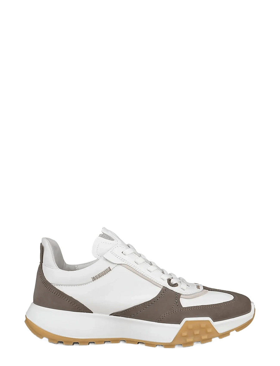 ECCO - RETRO SNEAKER M - låga sneakers - dark clay/white/white - 2