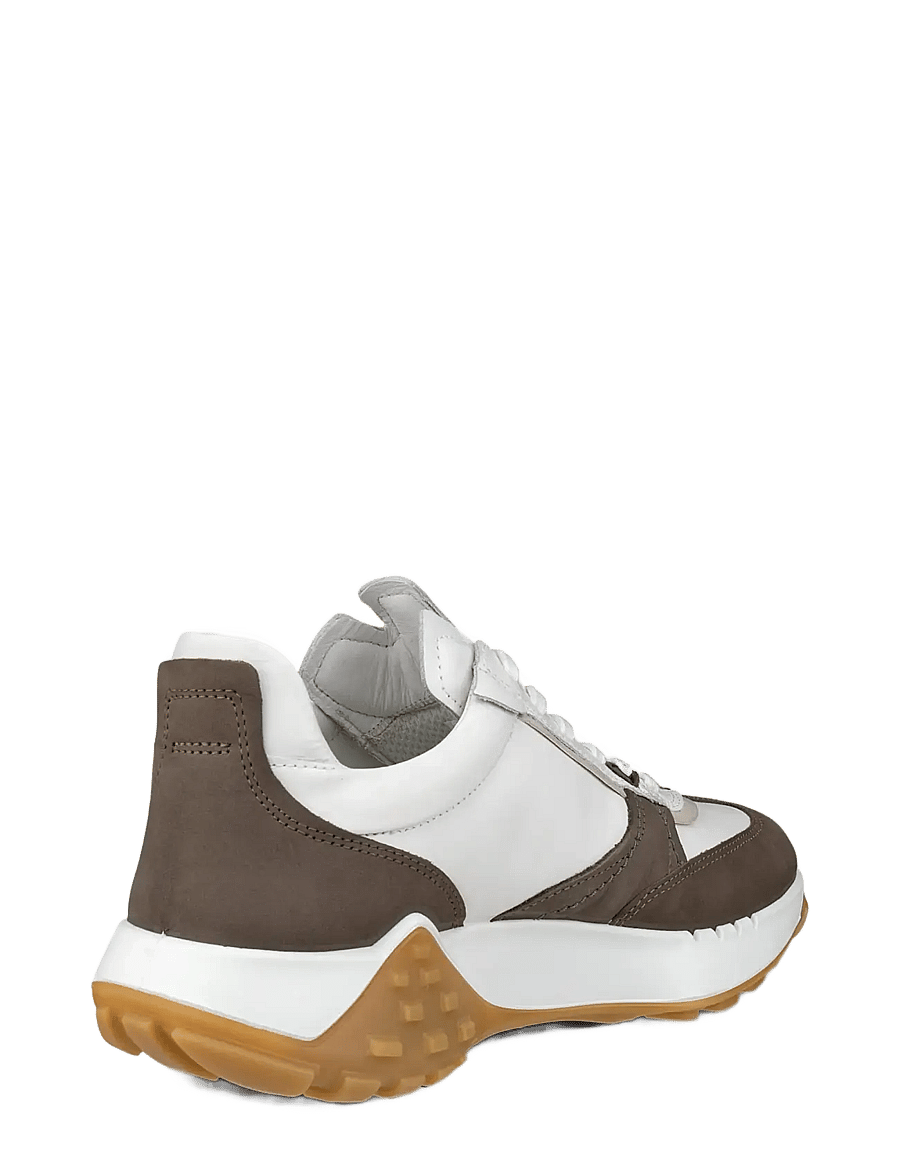 ECCO - RETRO SNEAKER M - låga sneakers - dark clay/white/white - 3