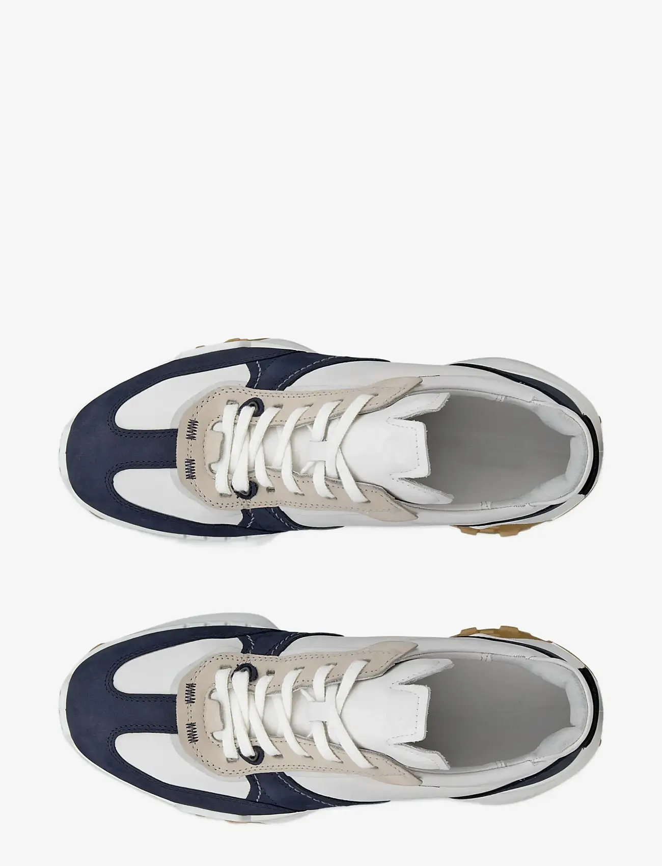 ECCO - RETRO SNEAKER M - niedriger schnitt - marine/gravel/white - 4