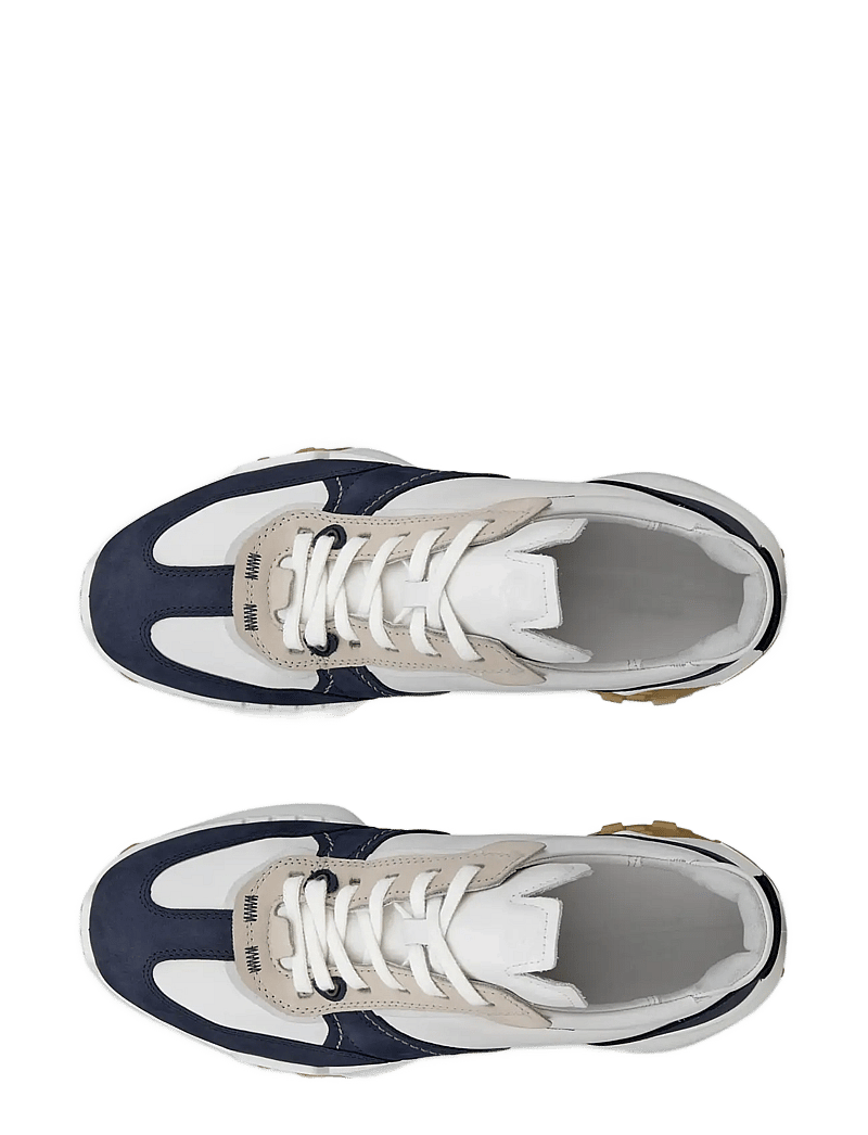 ECCO - RETRO SNEAKER M - niedriger schnitt - marine/gravel/white - 4