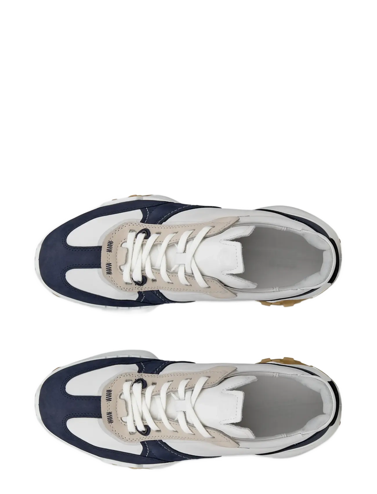 ECCO - RETRO SNEAKER M - niedriger schnitt - marine/gravel/white - 4