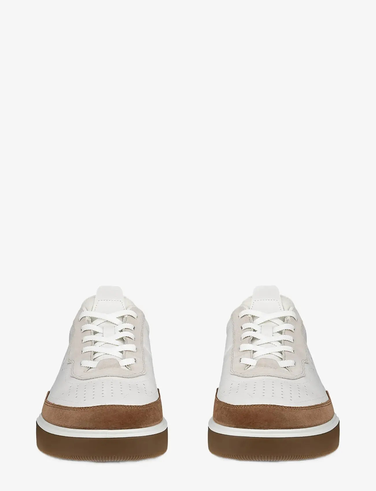 ECCO - STREET COURT M - låga sneakers - camel/white/gravel/mocha - 4