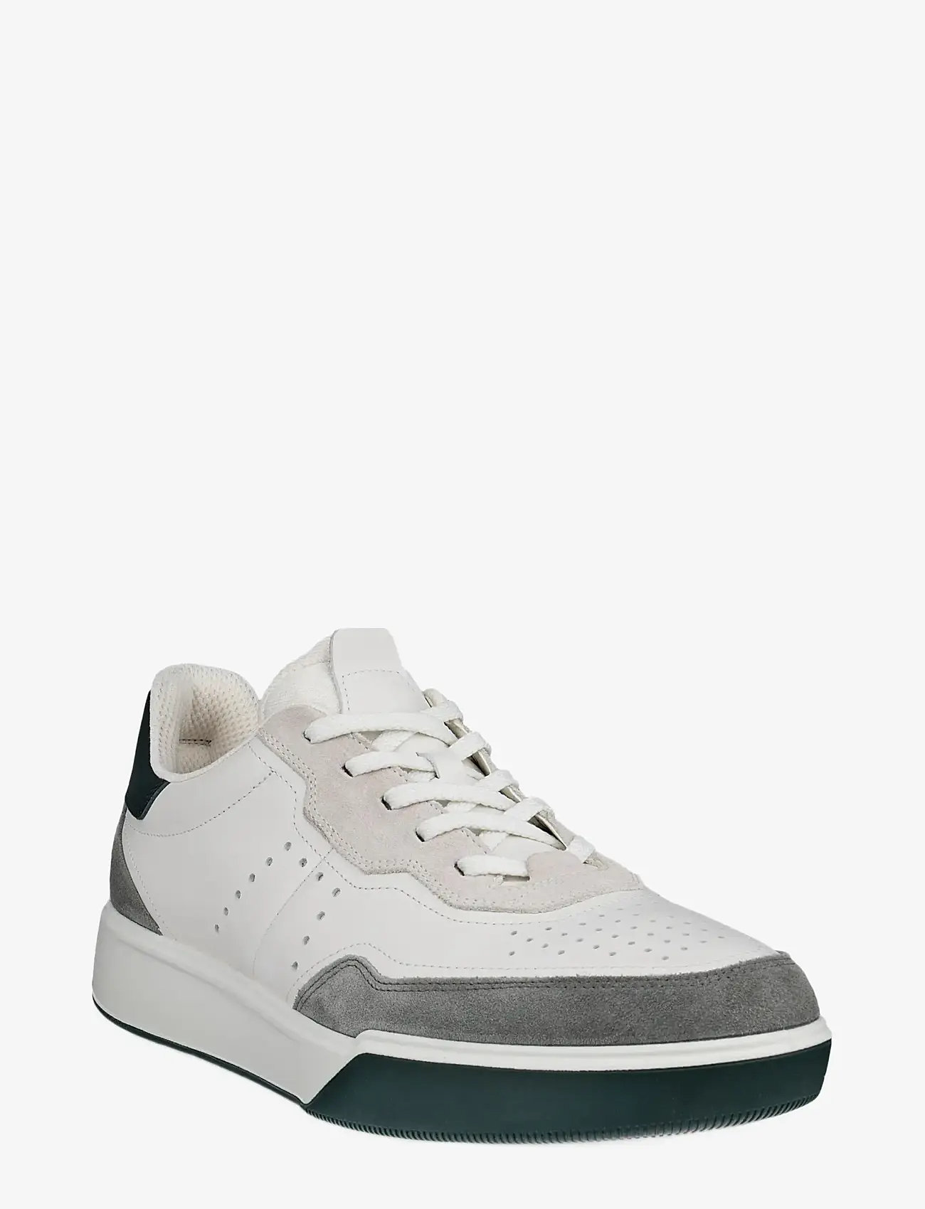 ECCO - STREET COURT M - låga sneakers - moon/white/gravel/sea tangle - 0