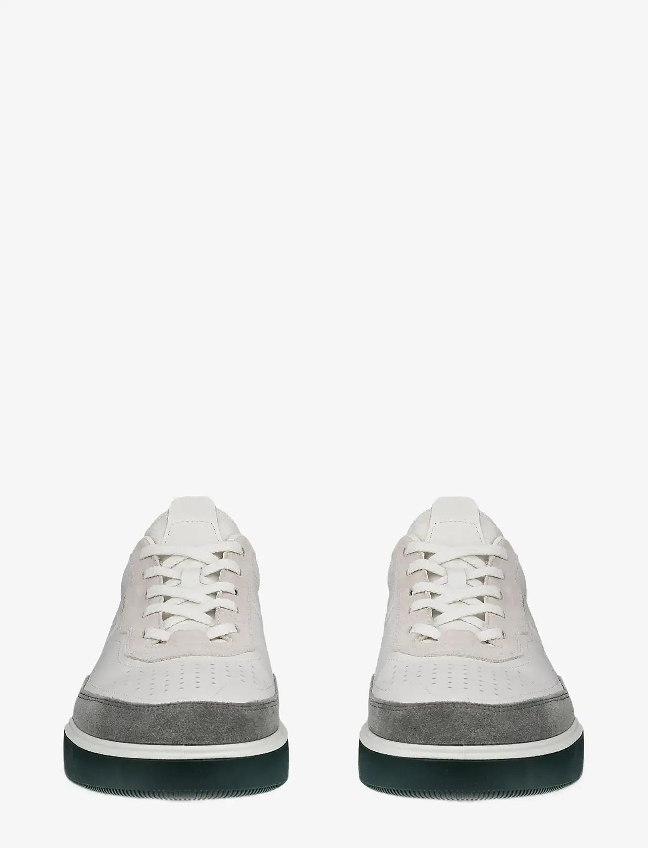 ECCO - STREET COURT M - låga sneakers - moon/white/gravel/sea tangle - 5
