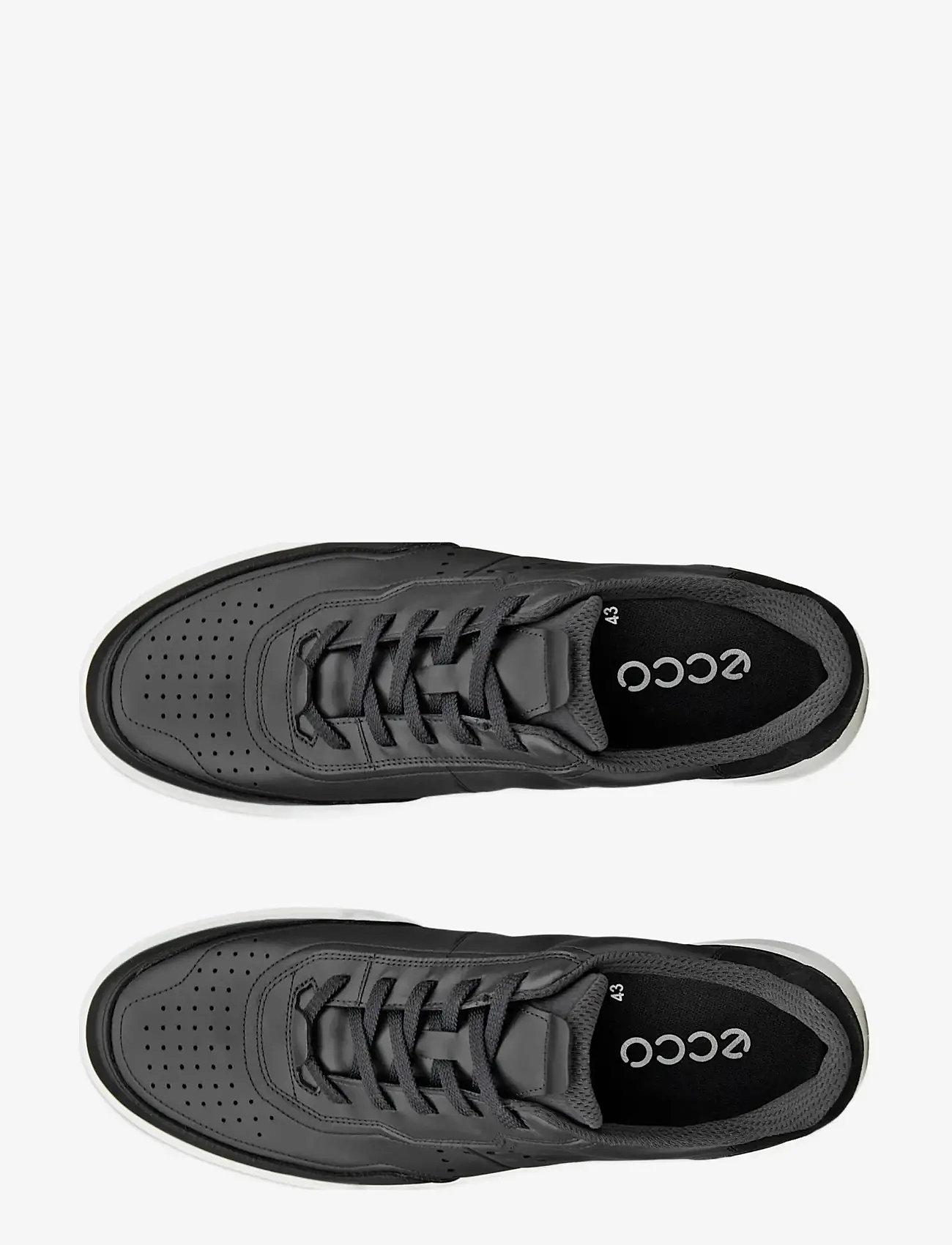 ECCO - STREET COURT M - low tops - black/black - 5