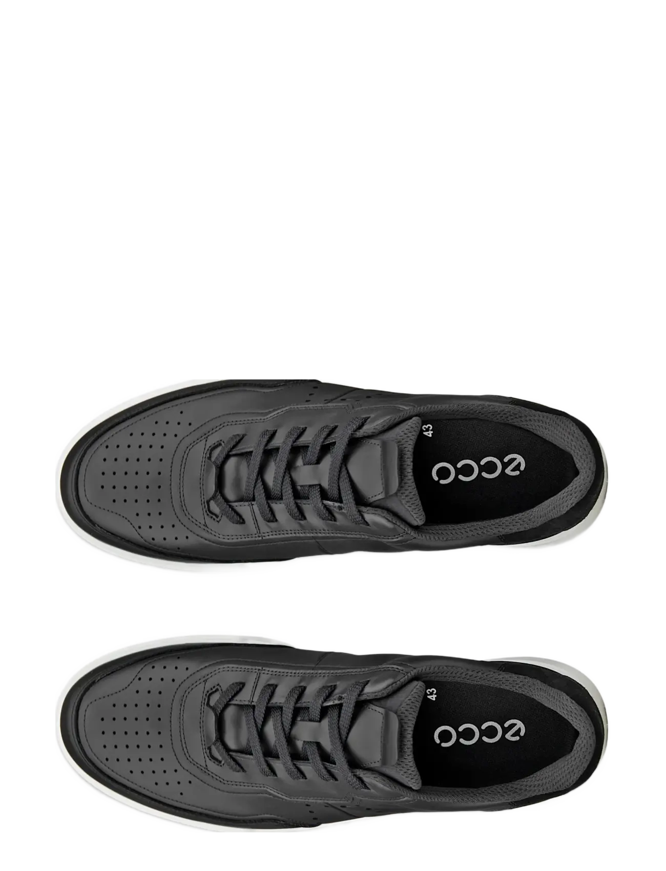 ECCO - STREET COURT M - niedriger schnitt - black/black - 5