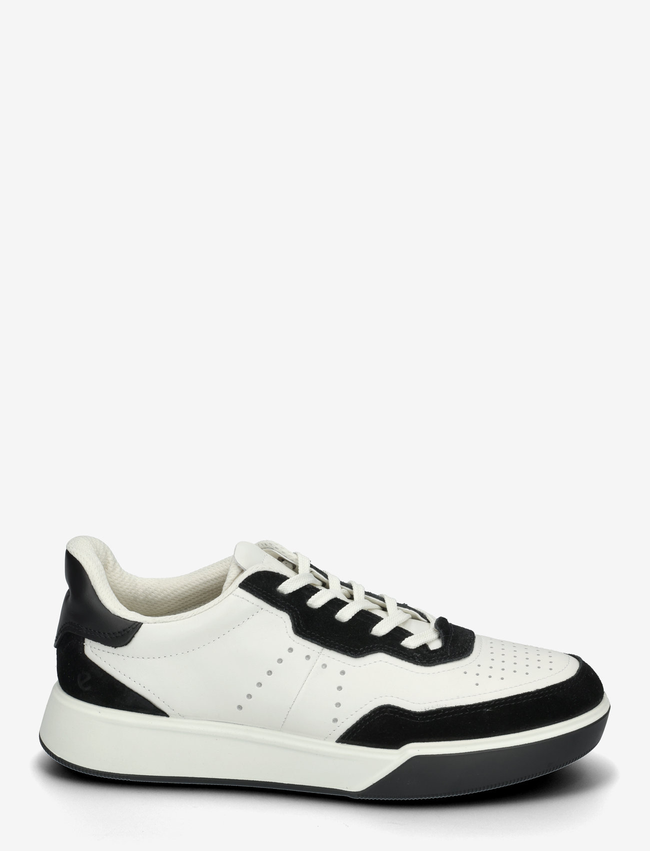 ECCO - STREET COURT M - niedriger schnitt - black/white/black - 1