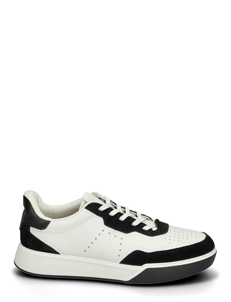 ECCO - STREET COURT M - niedriger schnitt - black/white/black - 1