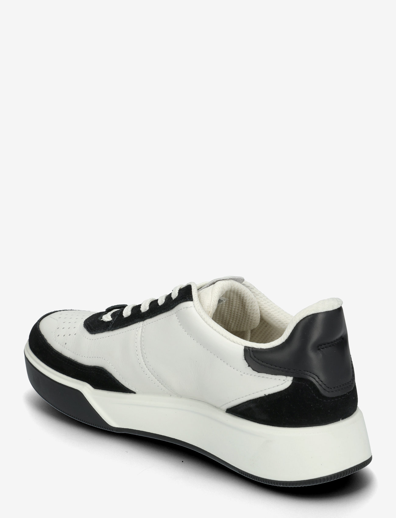 ECCO - STREET COURT M - niedriger schnitt - black/white/black - 2